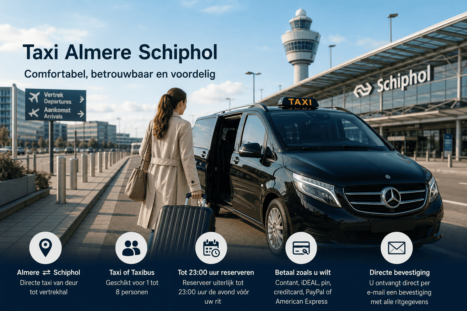 Taxi Almere Schiphol Taxi-Almere-Schiphol